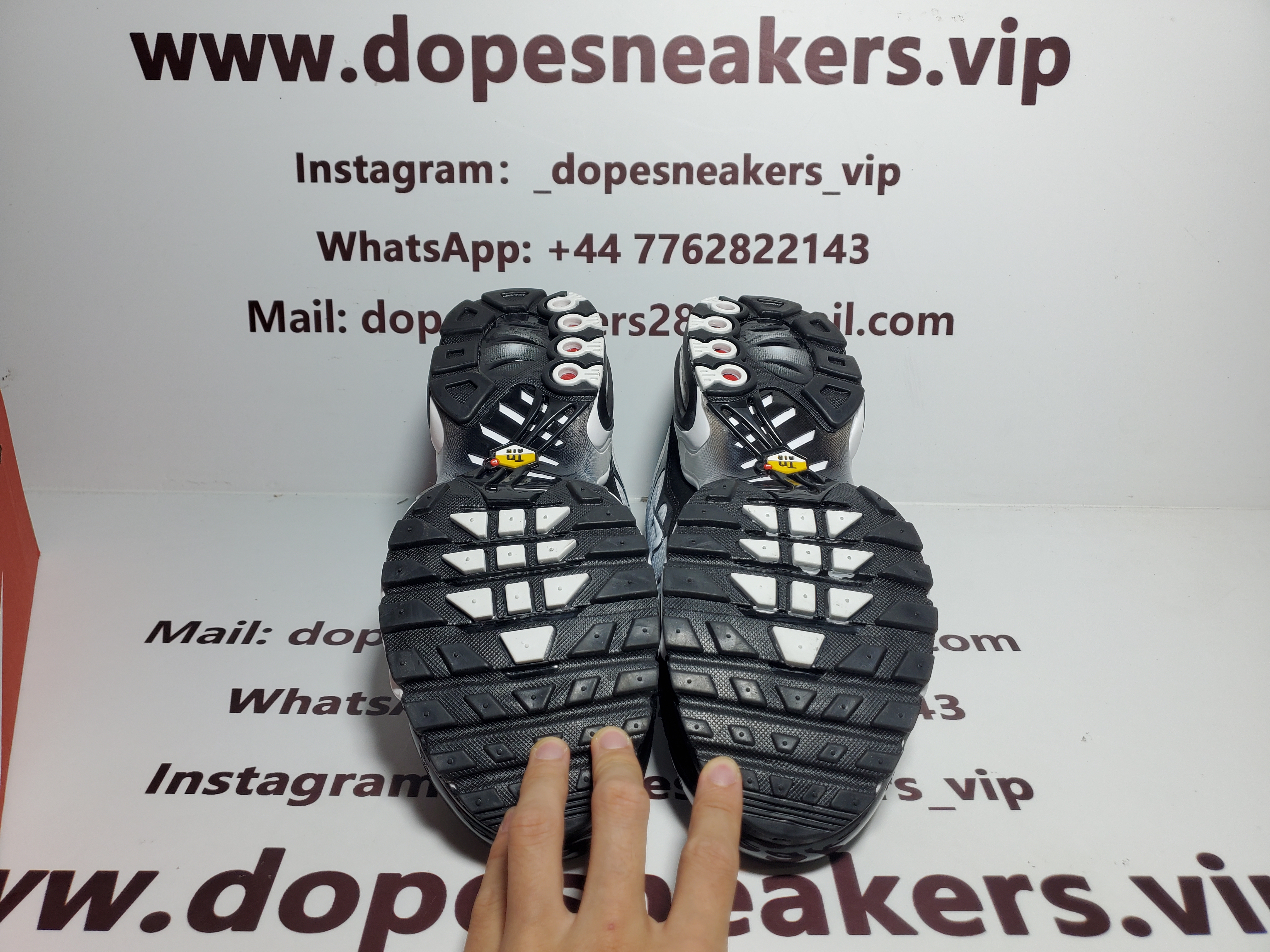 Nike Air Max Plus Black Metallic Silver