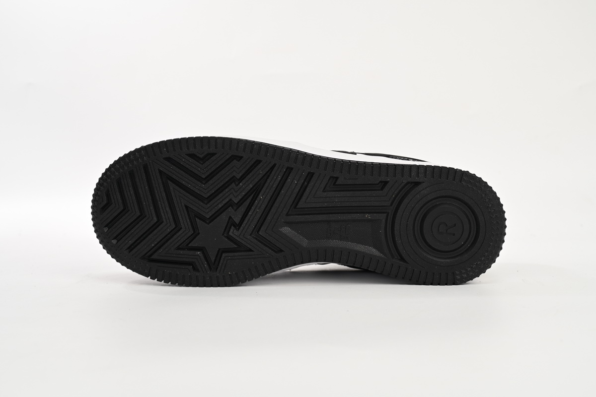 A Bathing Ape Bape Sta Low Black Black Snake Skin 1180 191 009