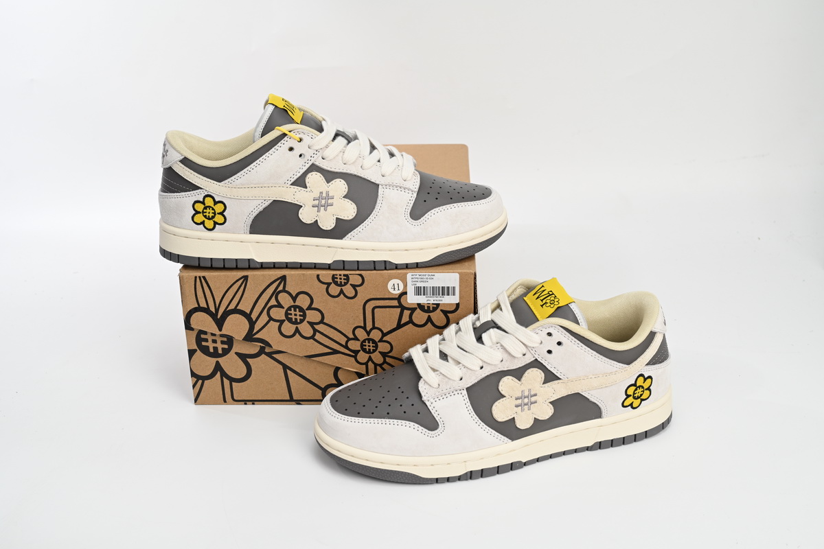 Nike SB Dunk Low WTP"MOSS" DUNK Beige Gray 1063-32-024