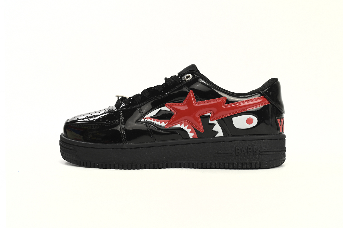 A Bathing Ape Bape Sta Low Shark Black