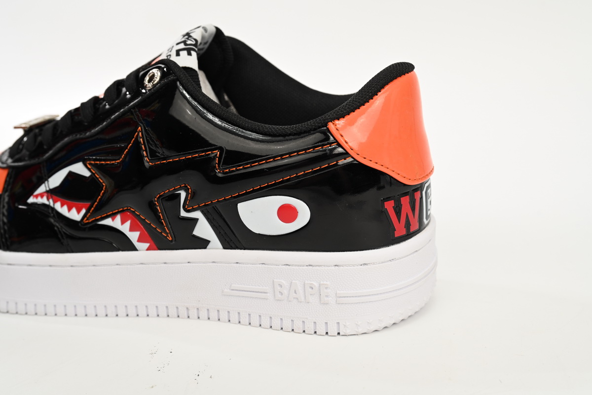 A Bathing Ape Bape Sta Low Mad Shark Orange Shark