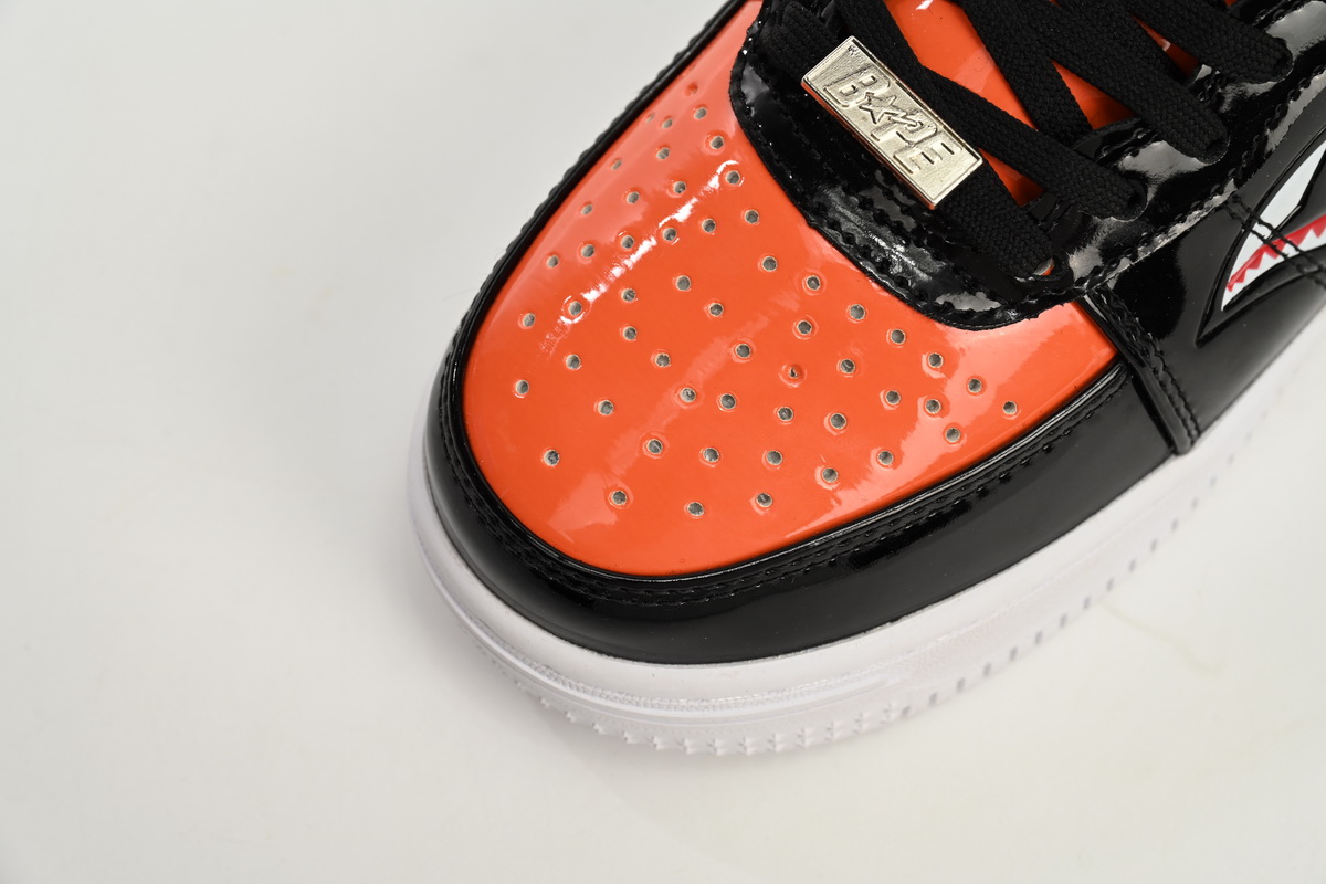 A Bathing Ape Bape Sta Low Mad Shark Orange Shark