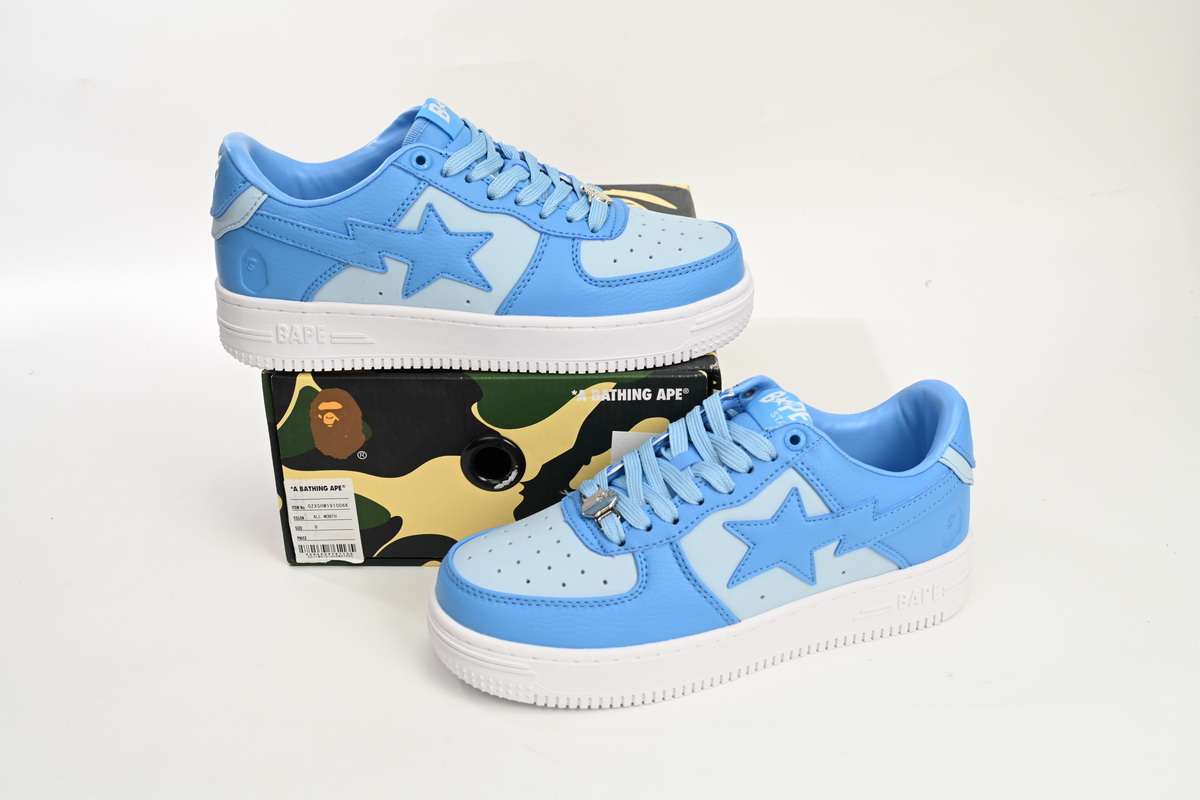 A Bathing Ape Bape Sta Low All Sky Blue OZXSHM-191-006K