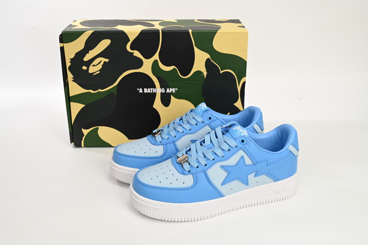 A Bathing Ape Bape Sta Low All Sky Blue OZXSHM-191-006K