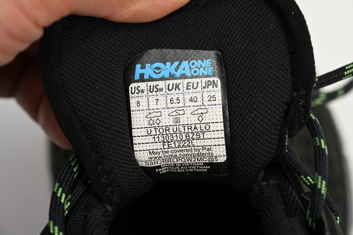 Hoka One One Tor Ultra Low Black Ash 1130310 -BZST