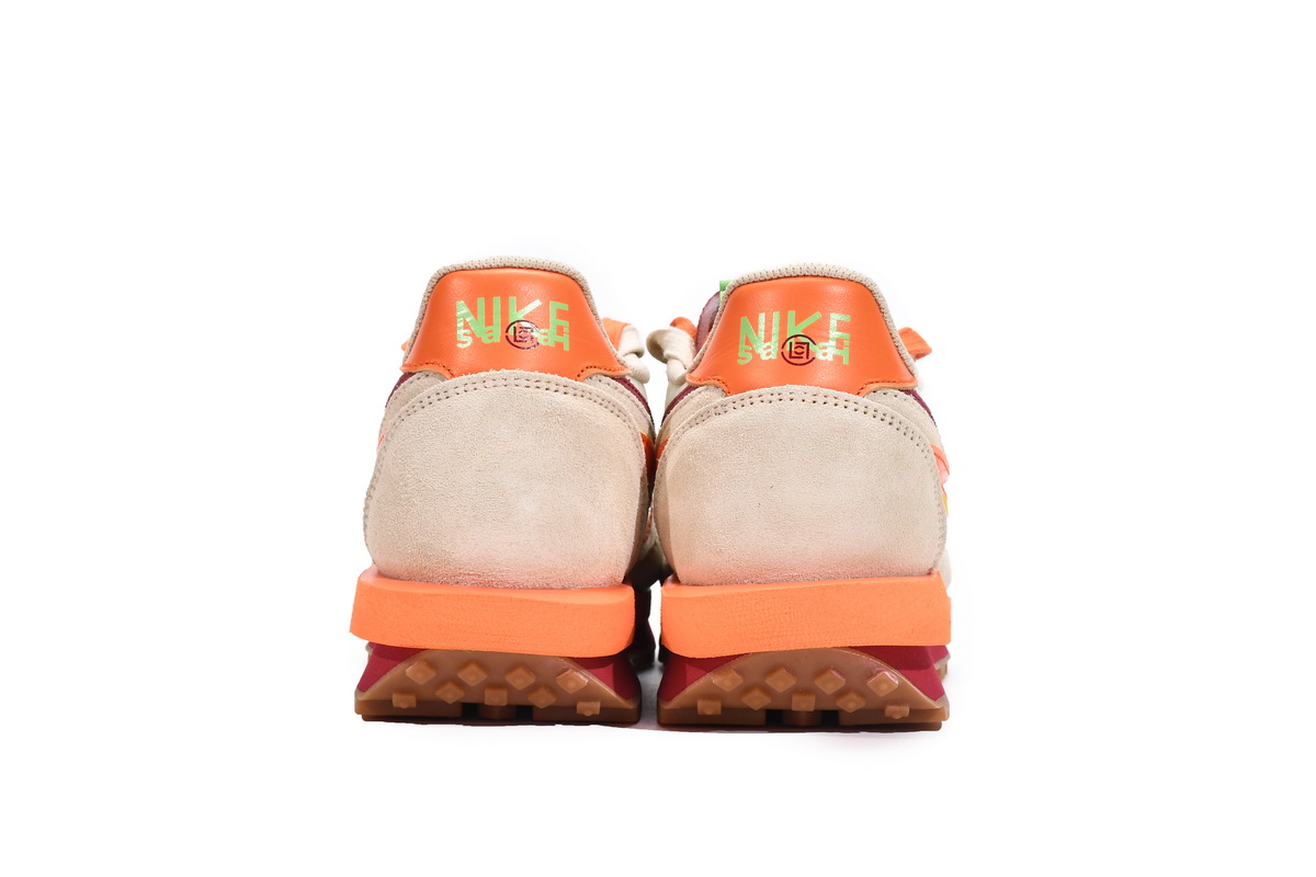 CLOT x sacai x Nike LDWaffle Orange Blaze DH1347-100