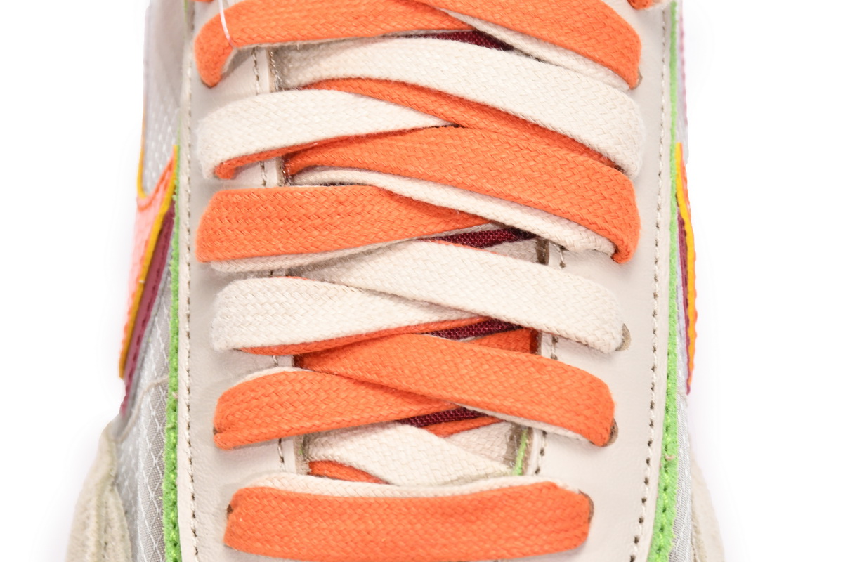 CLOT x sacai x Nike LDWaffle Orange Blaze DH1347-100