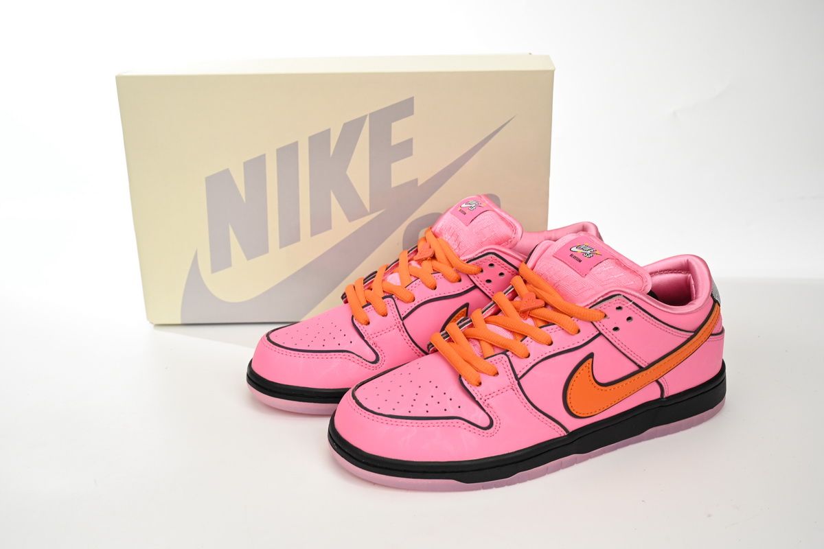 The Powerpuff Girls x Nike SB Dunk Low “Blossom” FD2631-600