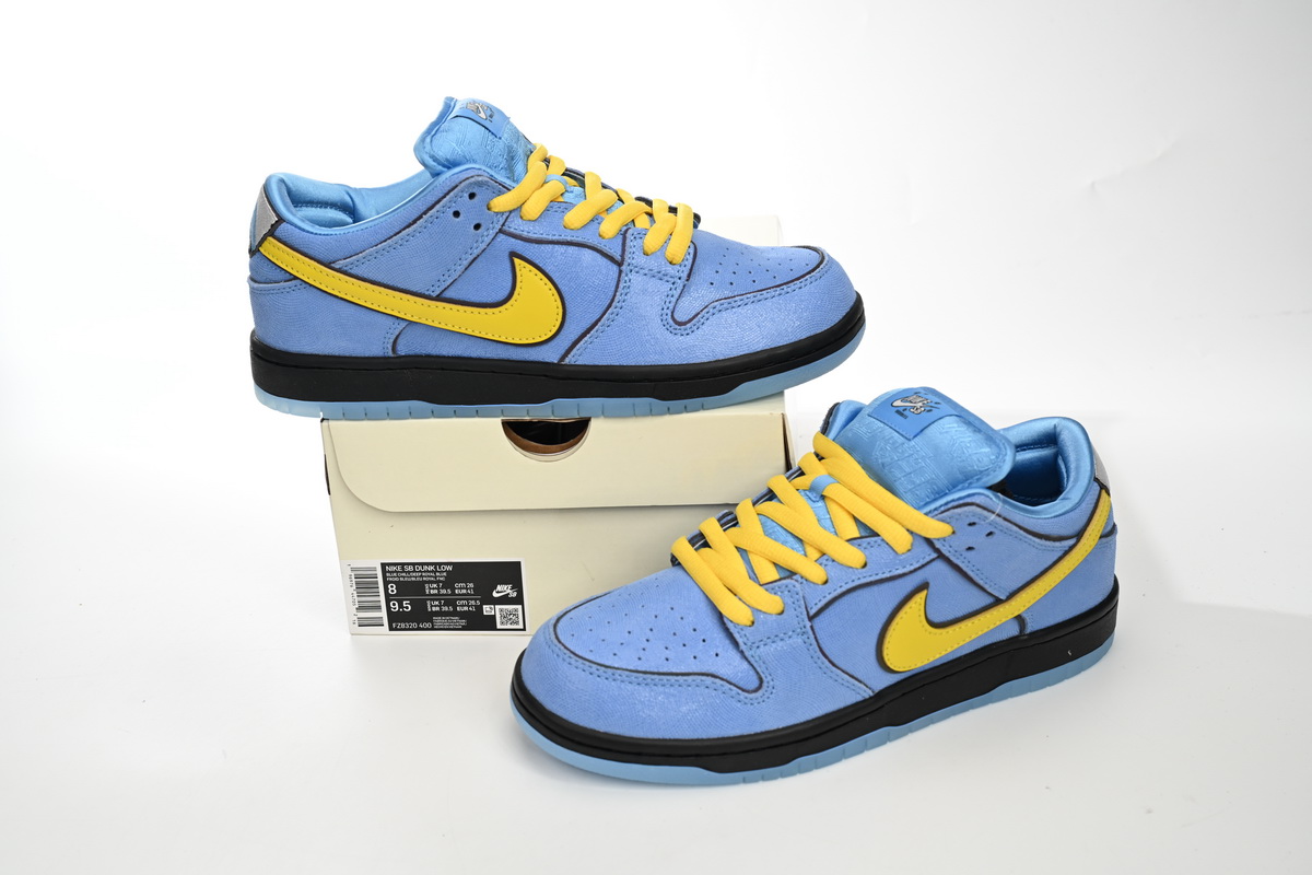 The Powerpuff Girls x Nike SB Dunk Low “Bubbles” FZ8320-400