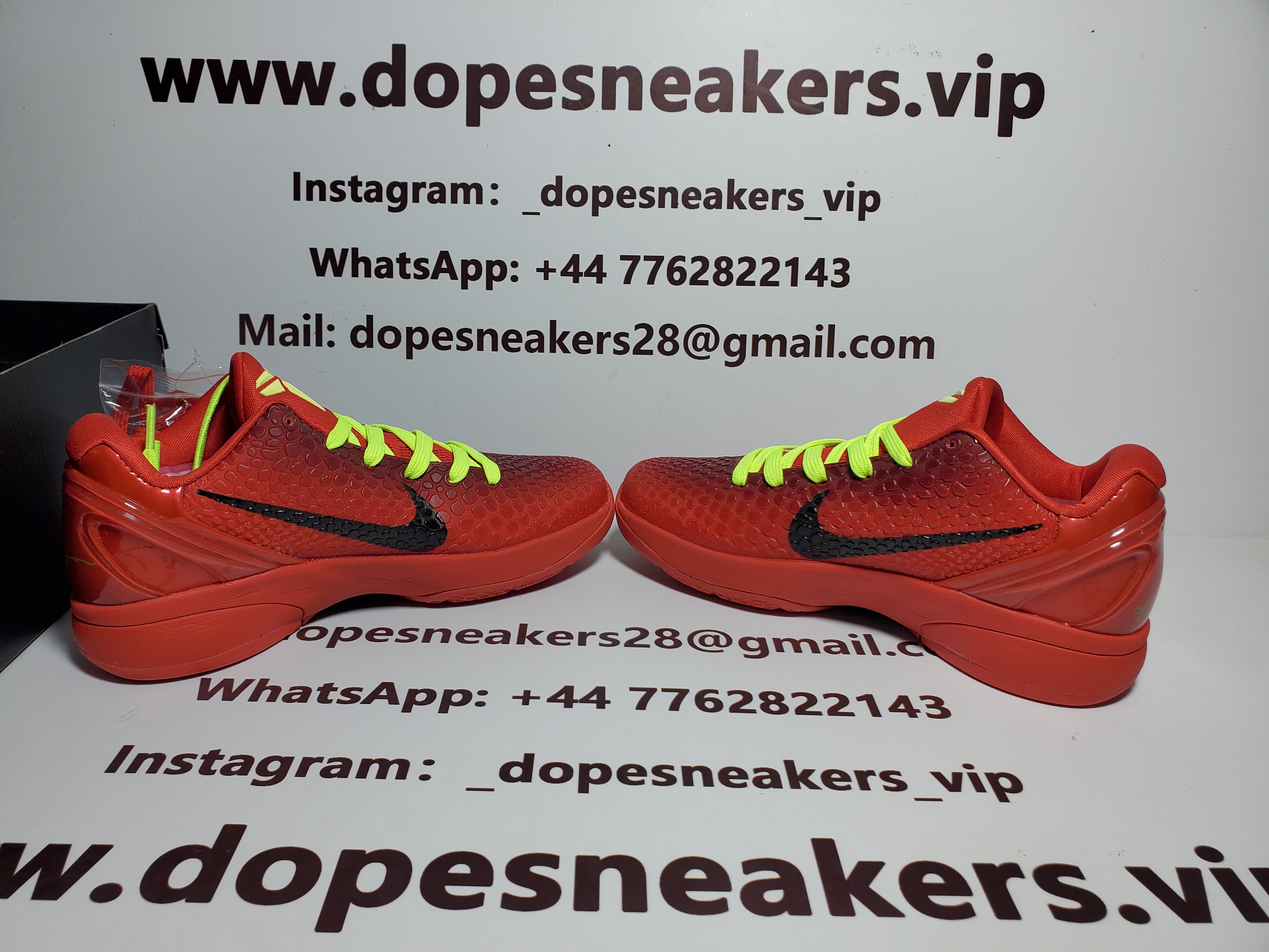 Nike Fake Kobe 6 Protro Reverse Grinch FV4921-600