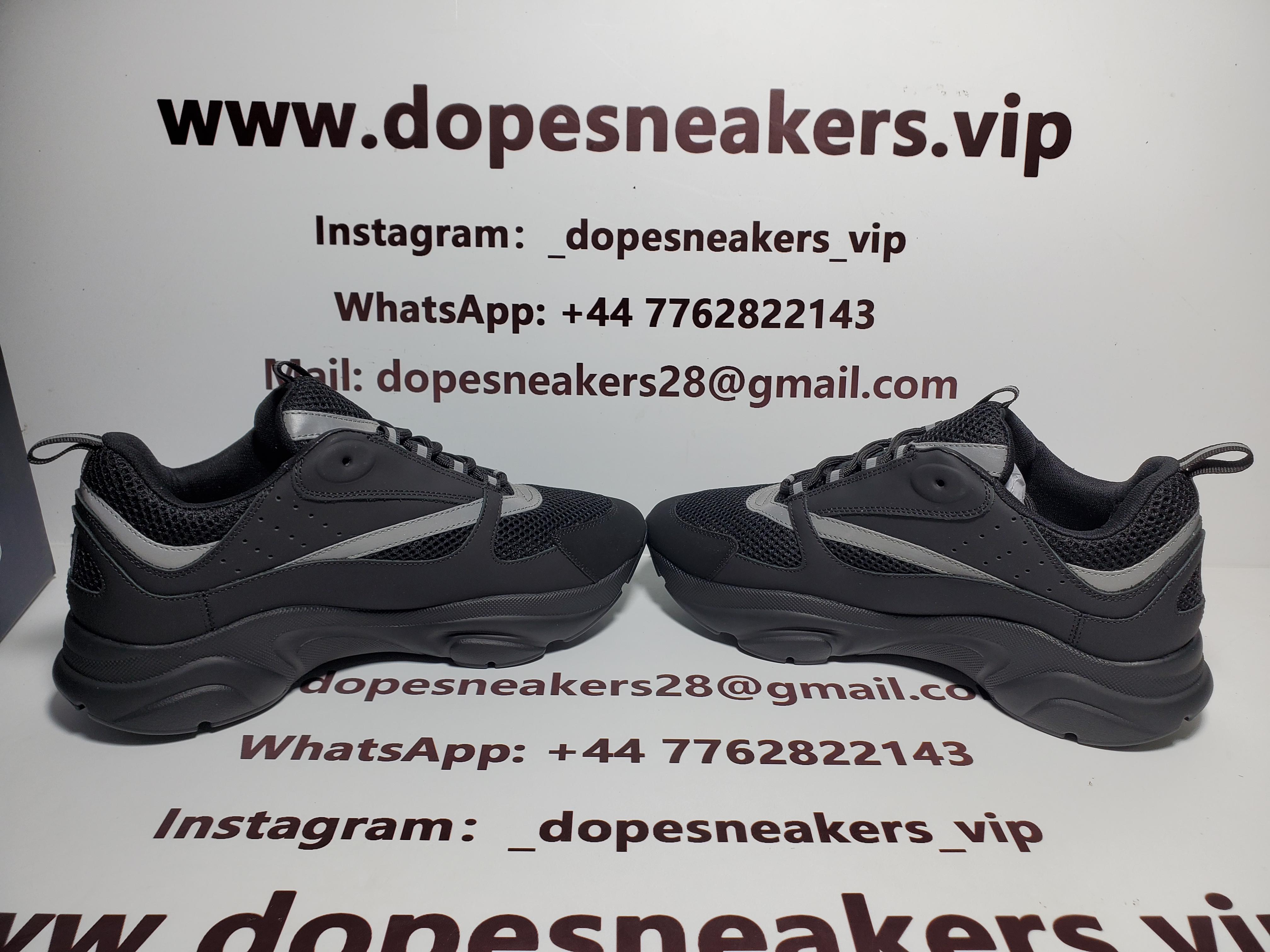 Dior B22 Black Silver 3SN231ZNG_H969