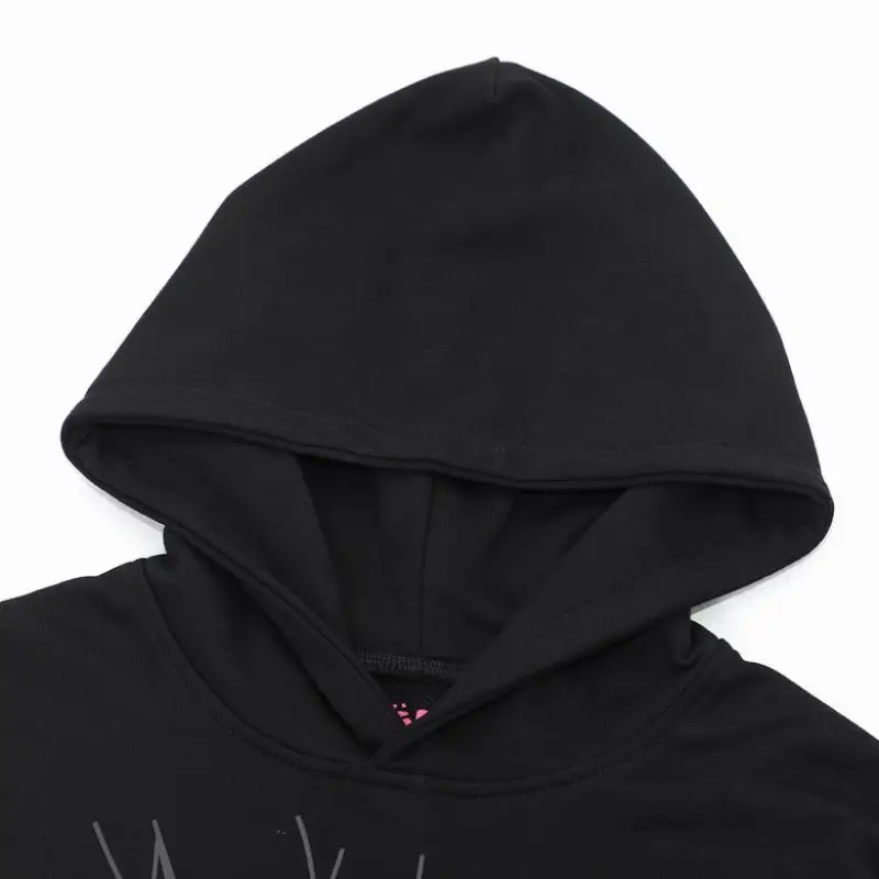 Sp5der P*NK Hoodie Black