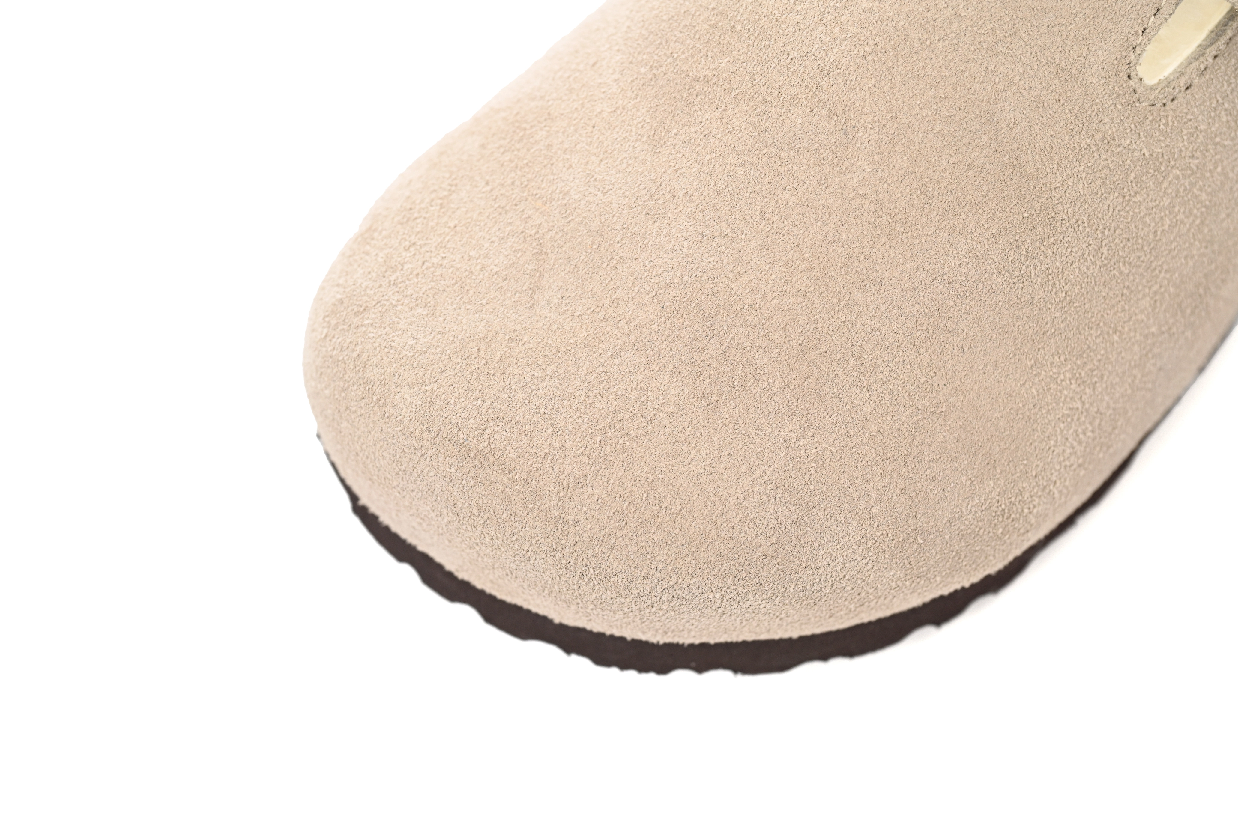 Birkenstock Boston Shearling Coin Suede Beige E14T002N6L