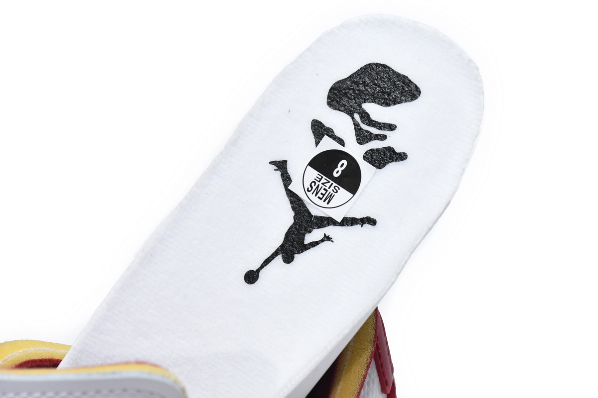 Off White x Air Jordan 2 Retro Low SP White and Varsity Red DJ4375-106