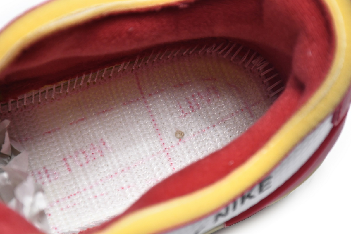 Off White x Air Jordan 2 Retro Low SP White and Varsity Red DJ4375-106