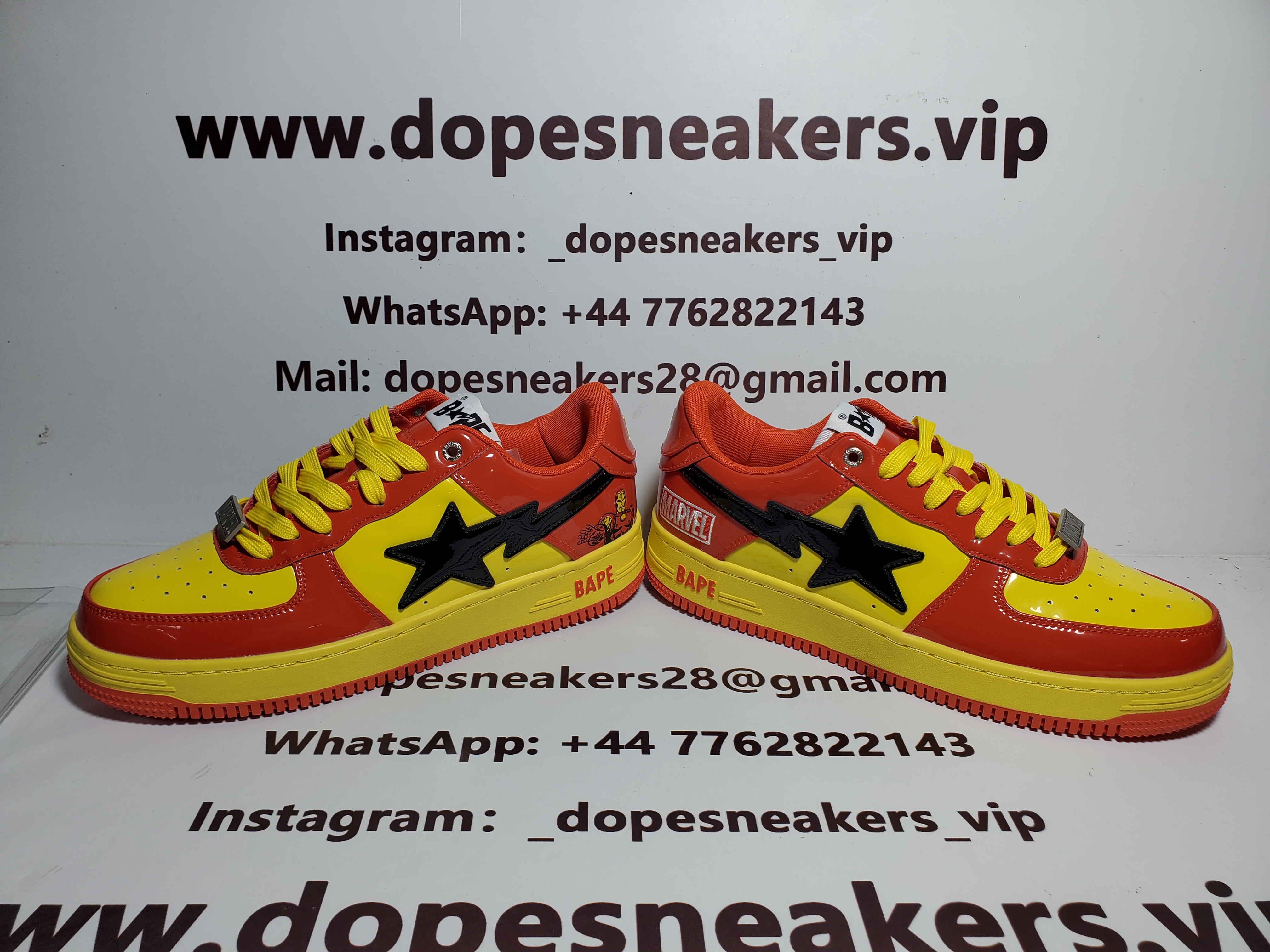 BAPE Marvel x Bapesta 'Iron Man' (2022)(BapeSta)