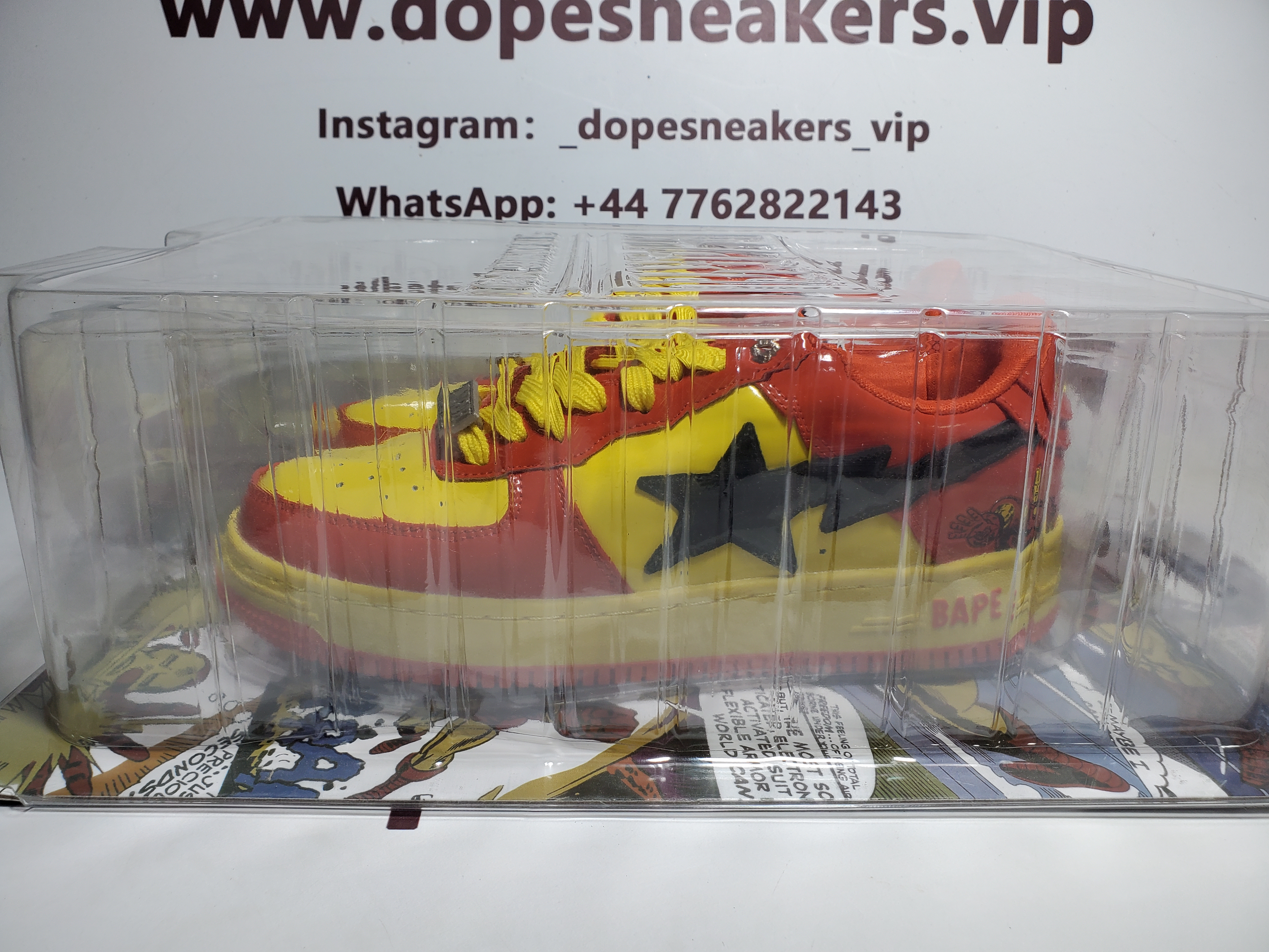 BAPE Marvel x Bapesta 'Iron Man' (2022)(BapeSta)