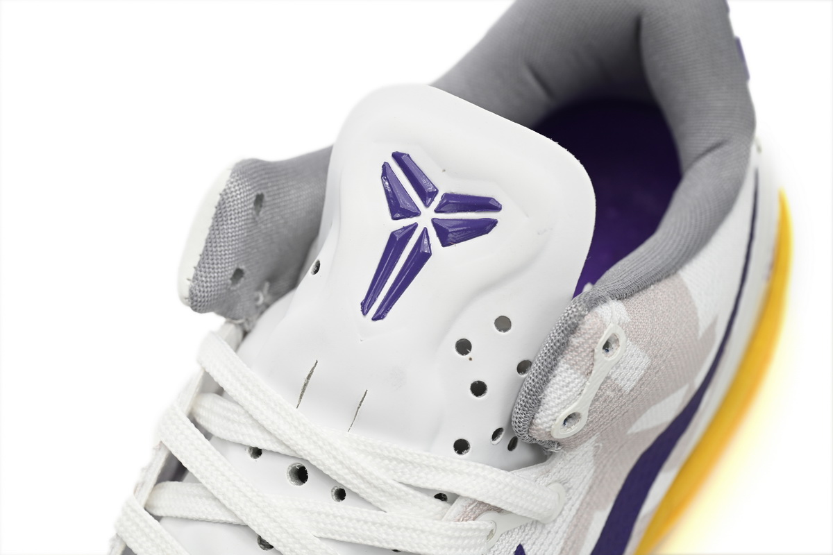 Nike Kobe 8 Low White/Purple-Yello 555035-101