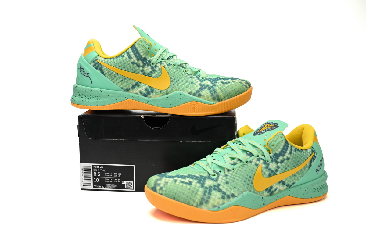 Nike Kobe 8 'Green Glow' 555035-304