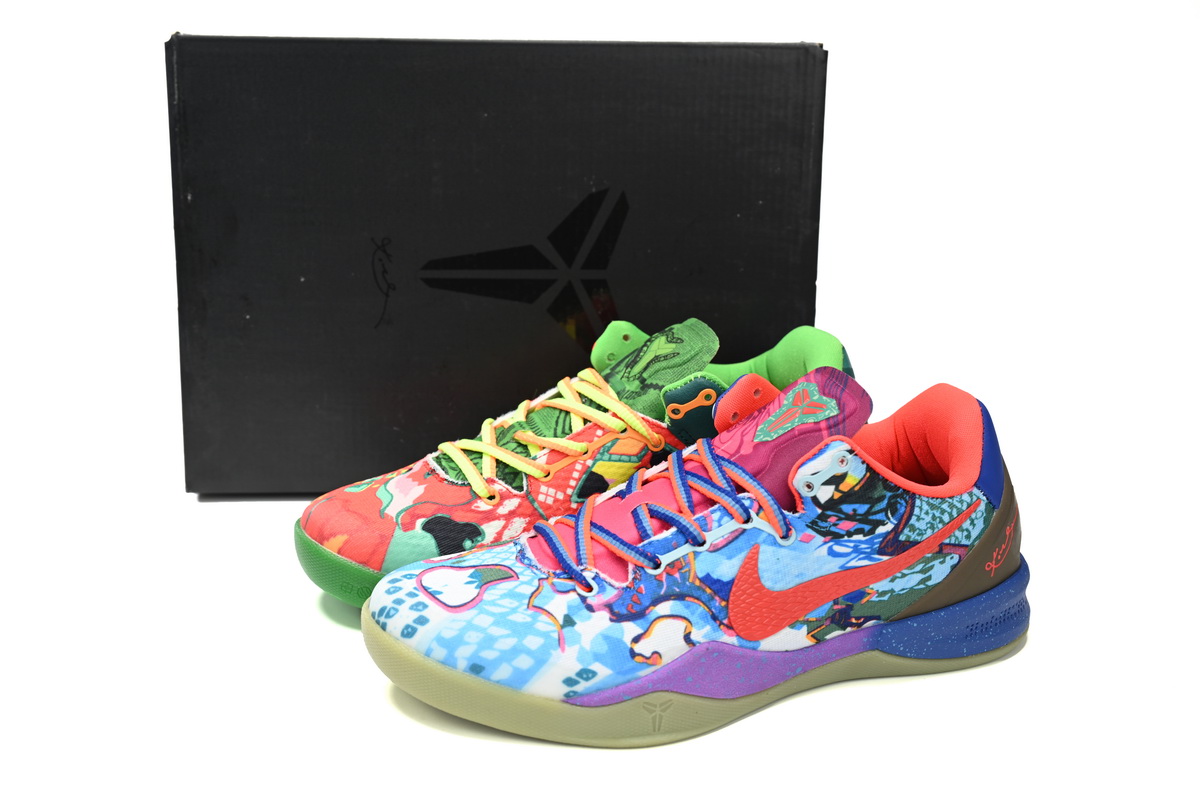 Nike What The Kobe 8 Electric Orange/Deep 635438-800