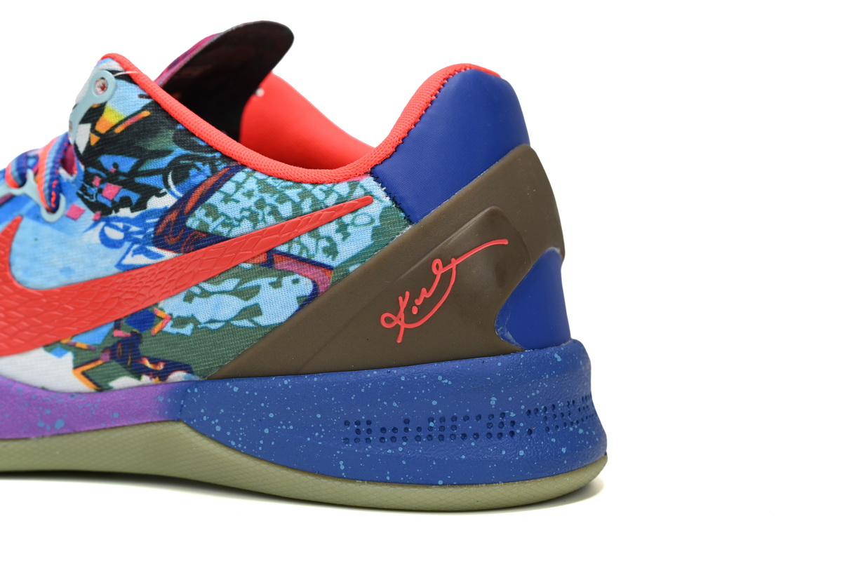 Nike What The Kobe 8 Electric Orange/Deep 635438-800