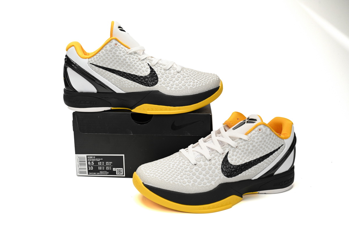 Nike Kobe 6 Protro “White Del Sol CW2190-100