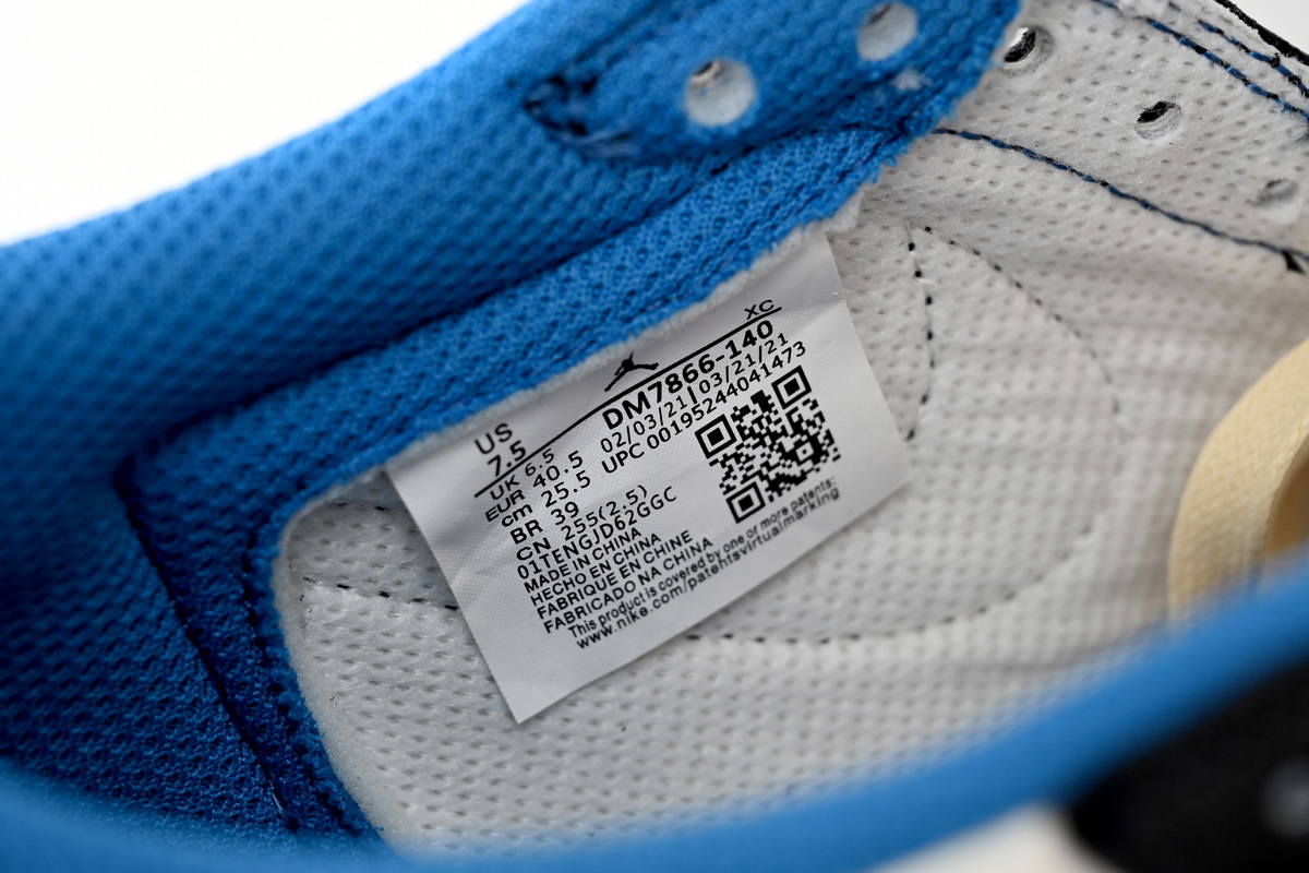 Fragment Design x Travis Scott x Air Jordan 1 Low-DM7866-140(Top version)