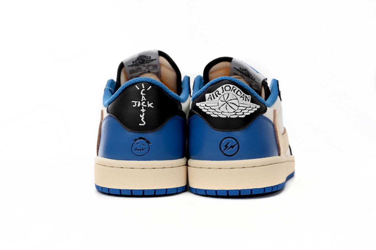 Fragment Design x Travis Scott x Air Jordan 1 Low-DM7866-140(Top version)