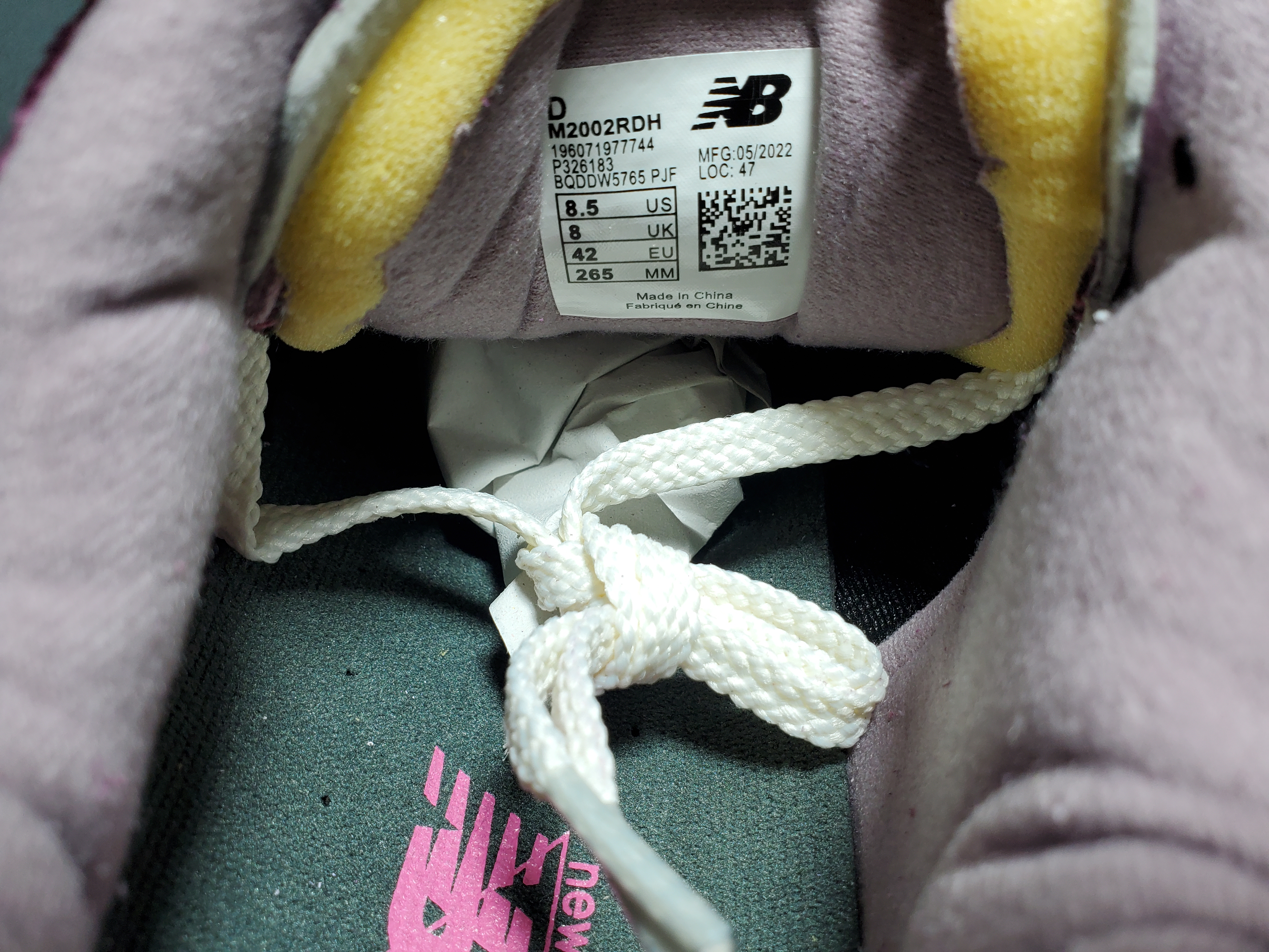 New Balance 2002R "Refined Future" pink purple