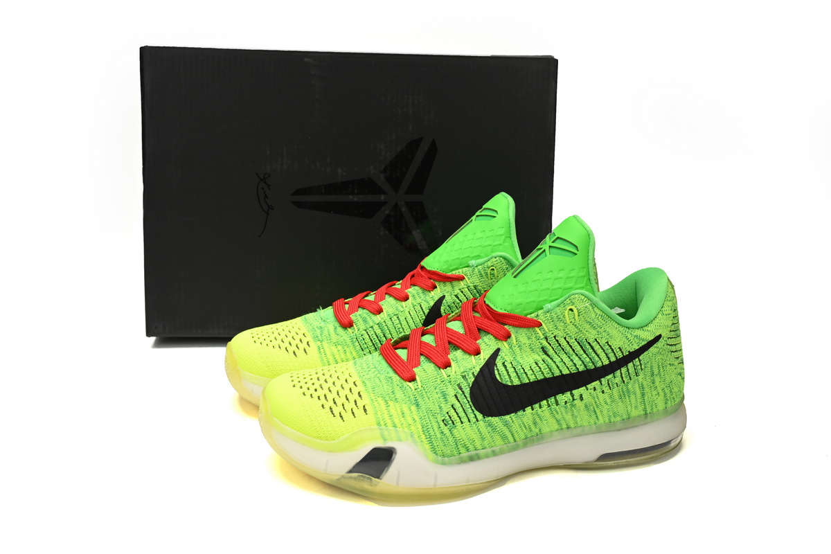 Nike Kobe 10 Elite iD 'Grinch' 802817-901