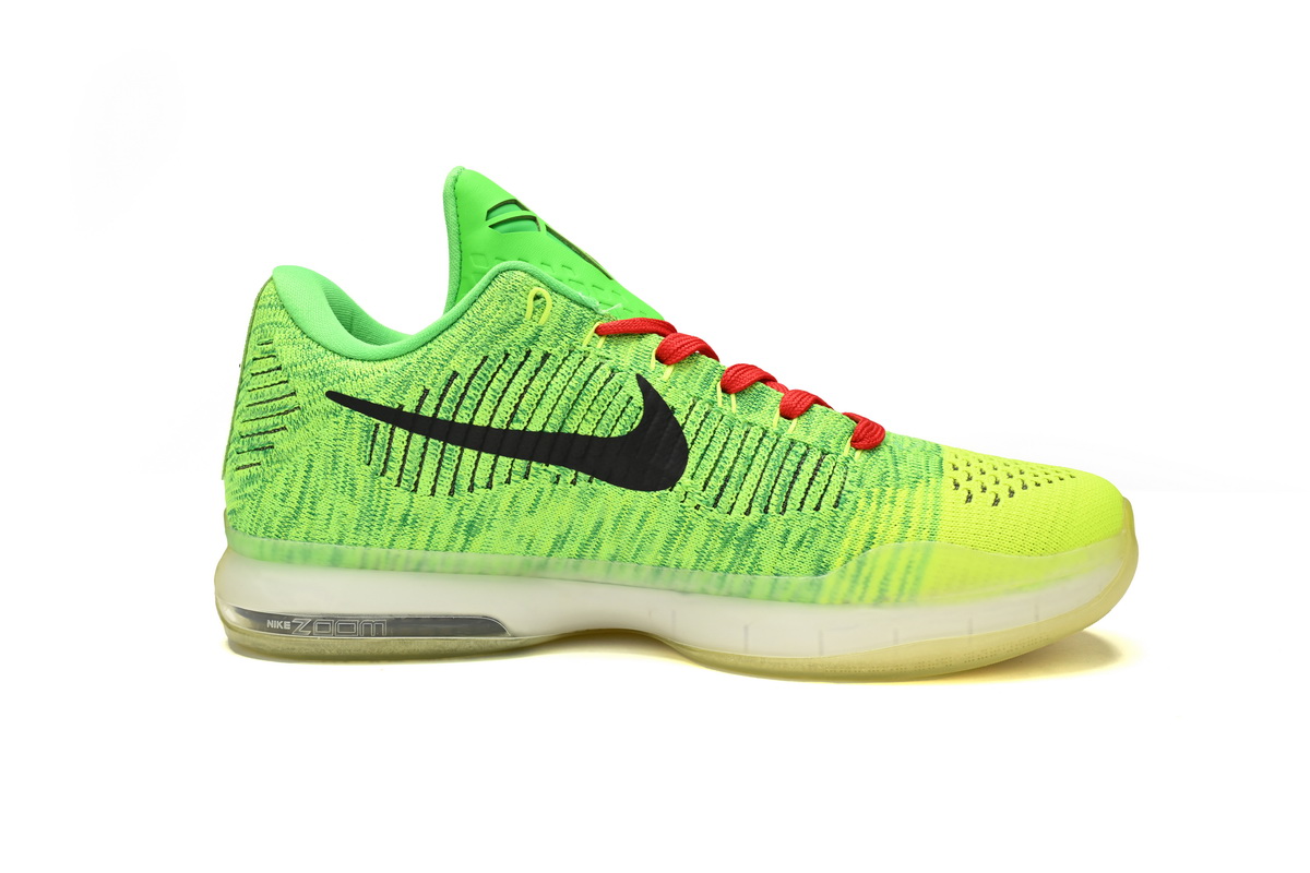 Nike Kobe 10 Elite iD 'Grinch' 802817-901