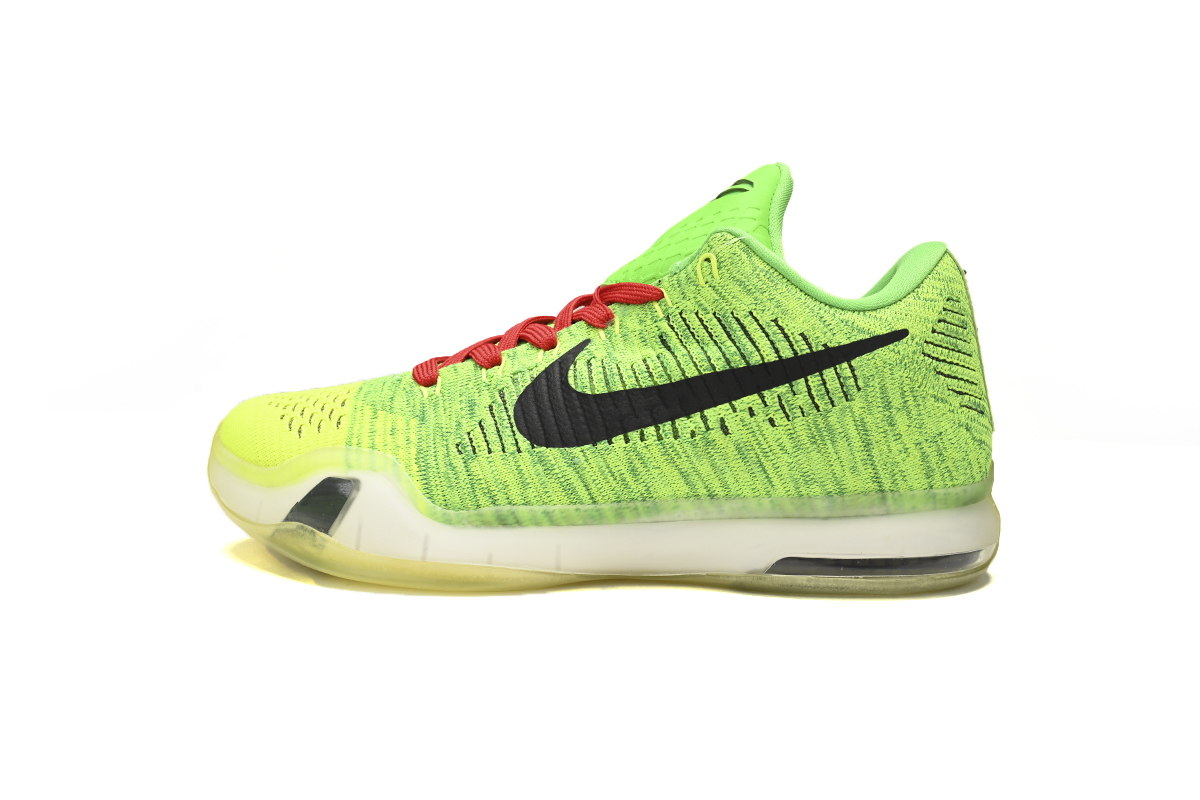 Nike Kobe 10 Elite iD 'Grinch' 802817-901