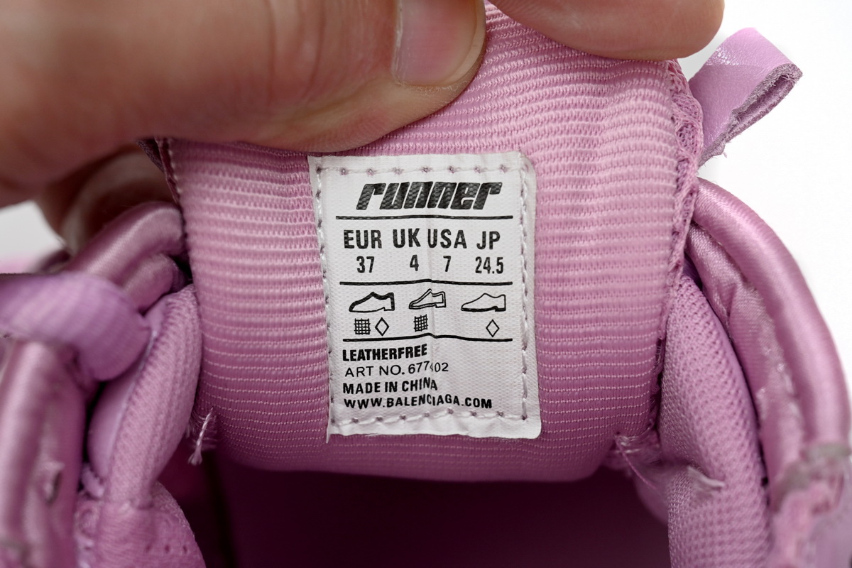 Balenciaga Runner Pink 677402 W3RB1 5000