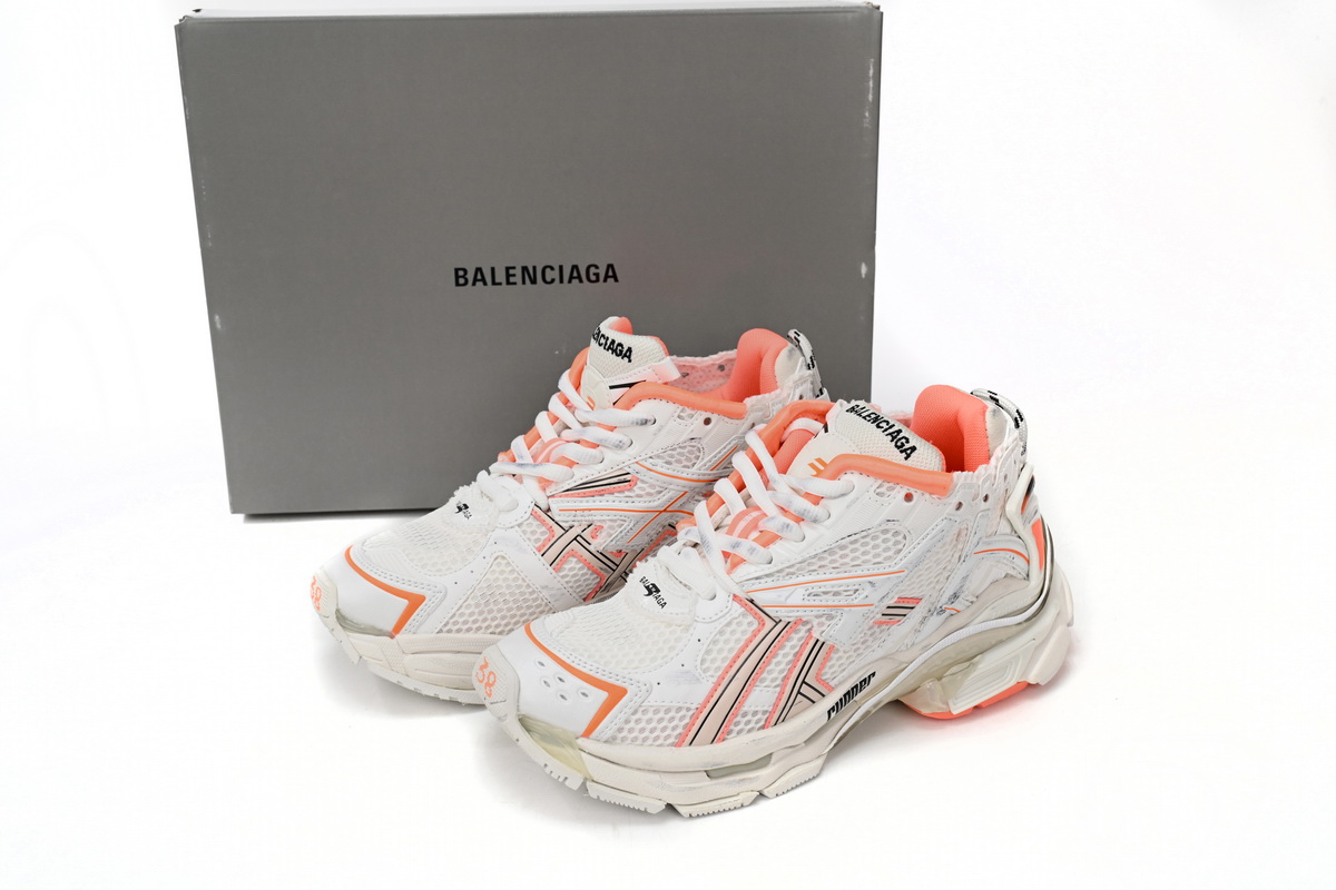 Balenciaga Runner White Orange 677402 W1RB2 2115