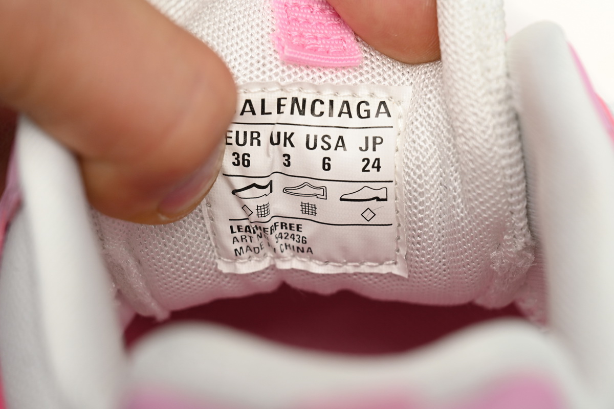 Balenciaga Track Black Rice White Pink 542436 W3SU5 5090