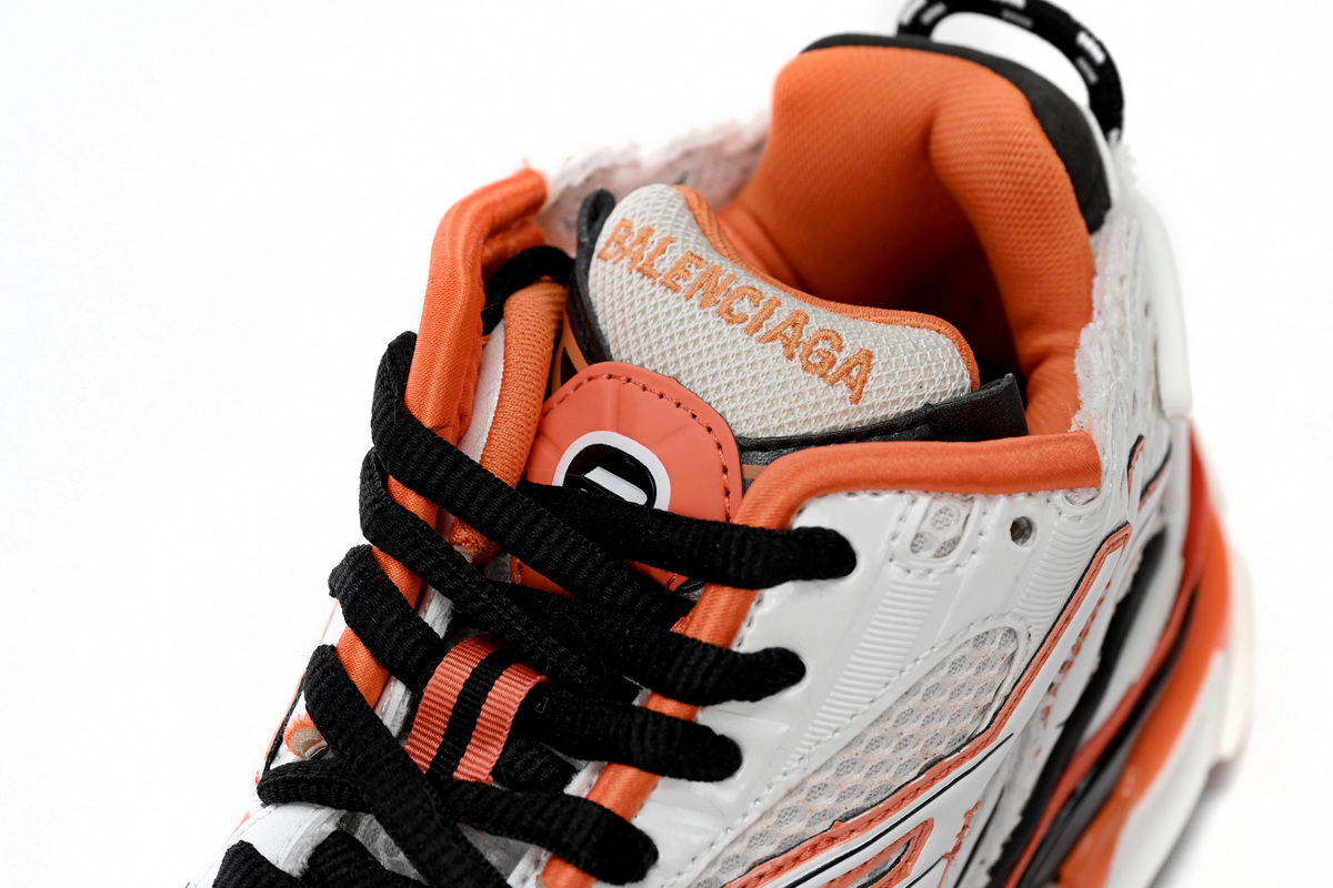 Balenciaga Runner White Orange Black 677402 W3RB7 9051