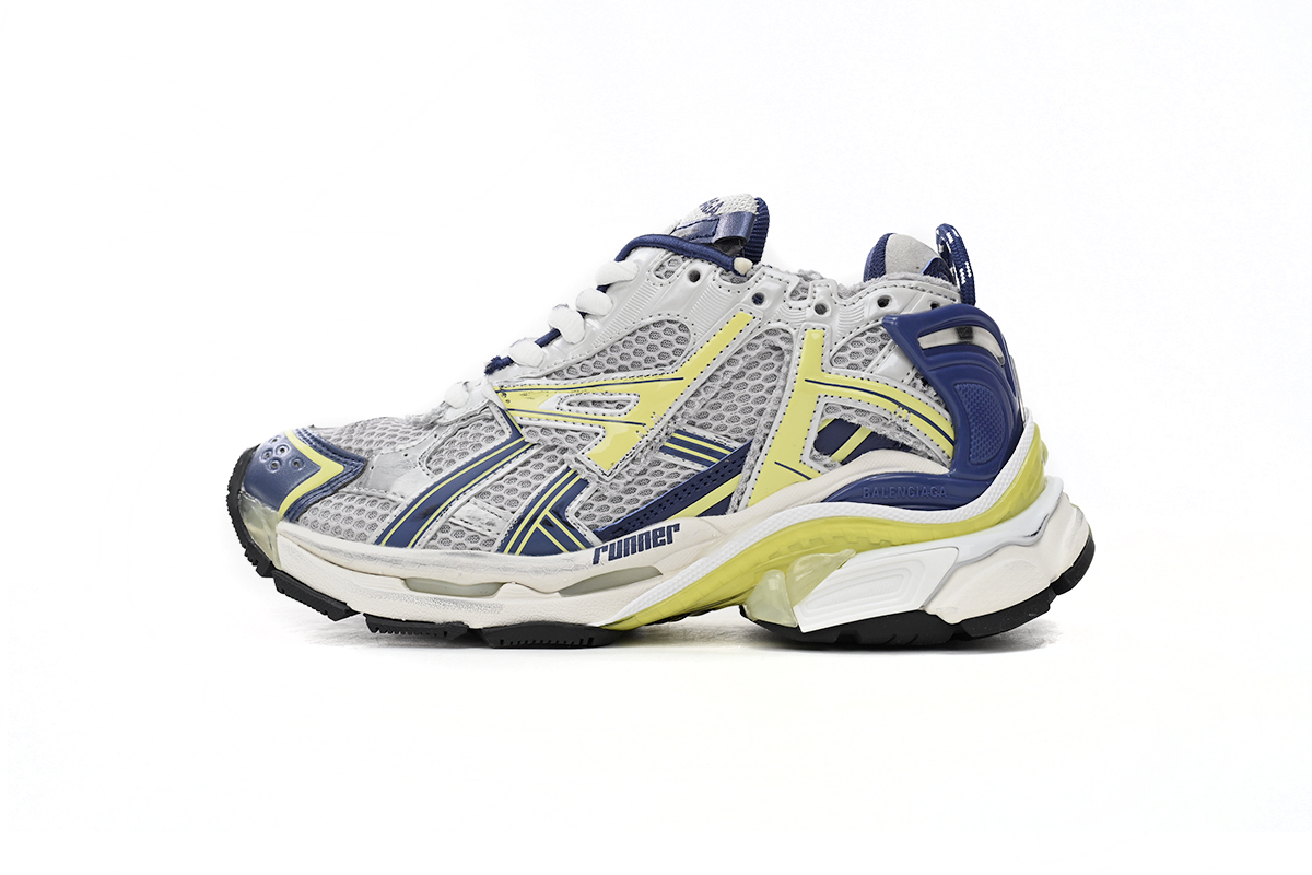 Balenciaga Runner Bai Huang Lan 677402 W3RB5 9174