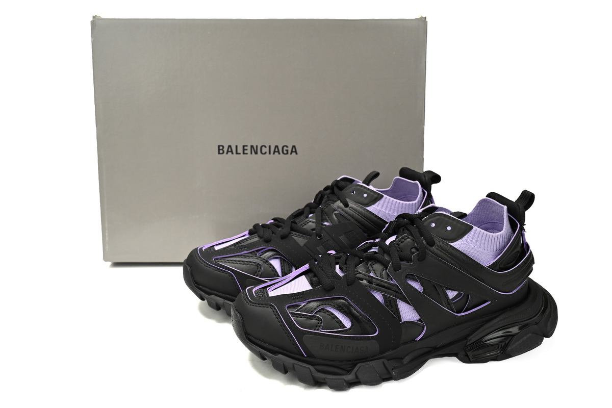 Balenciaga Track Black Rice Black Purple  736328 W3SKC 1058