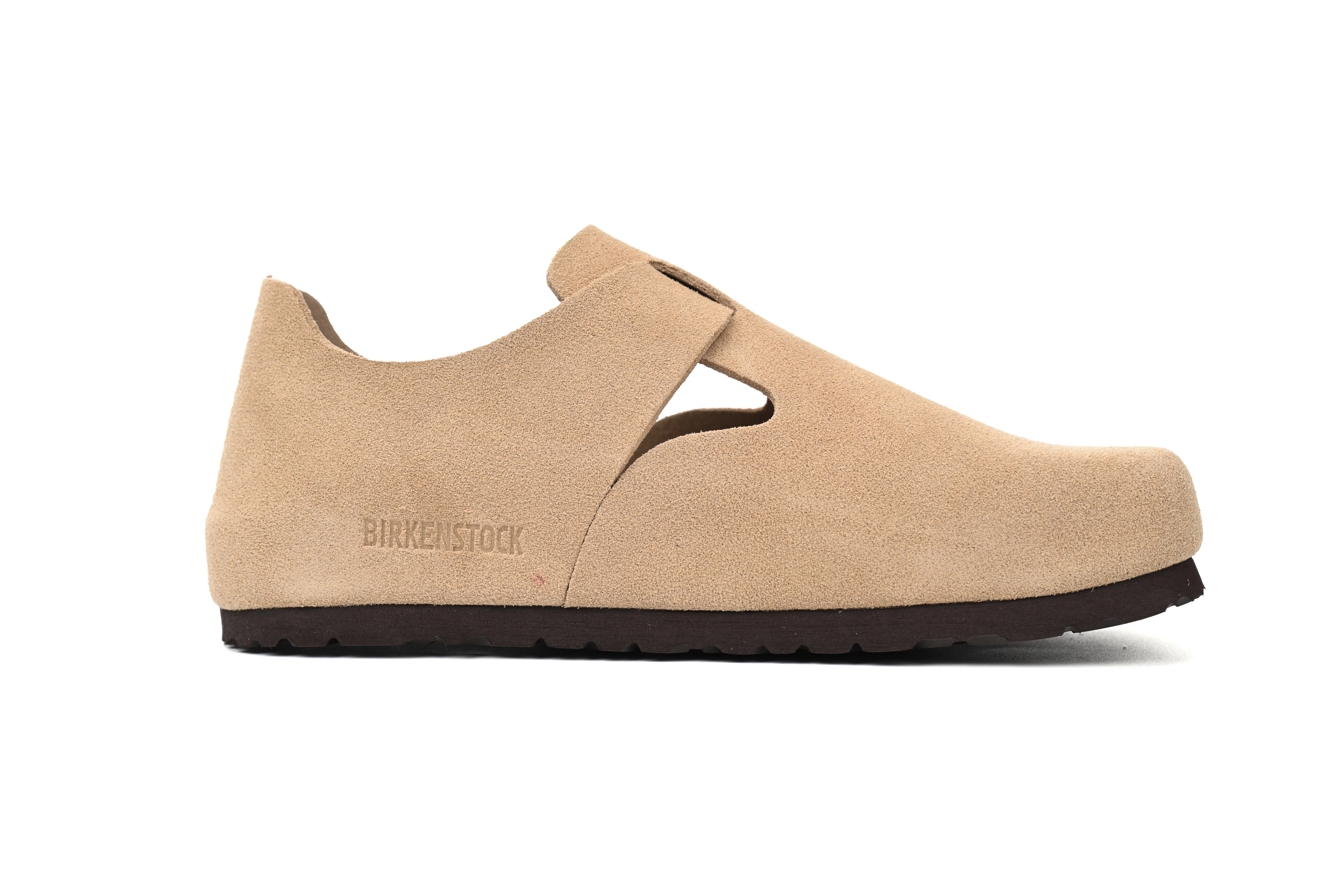 Birkenstock London Suede Sandals Taupe 1010504