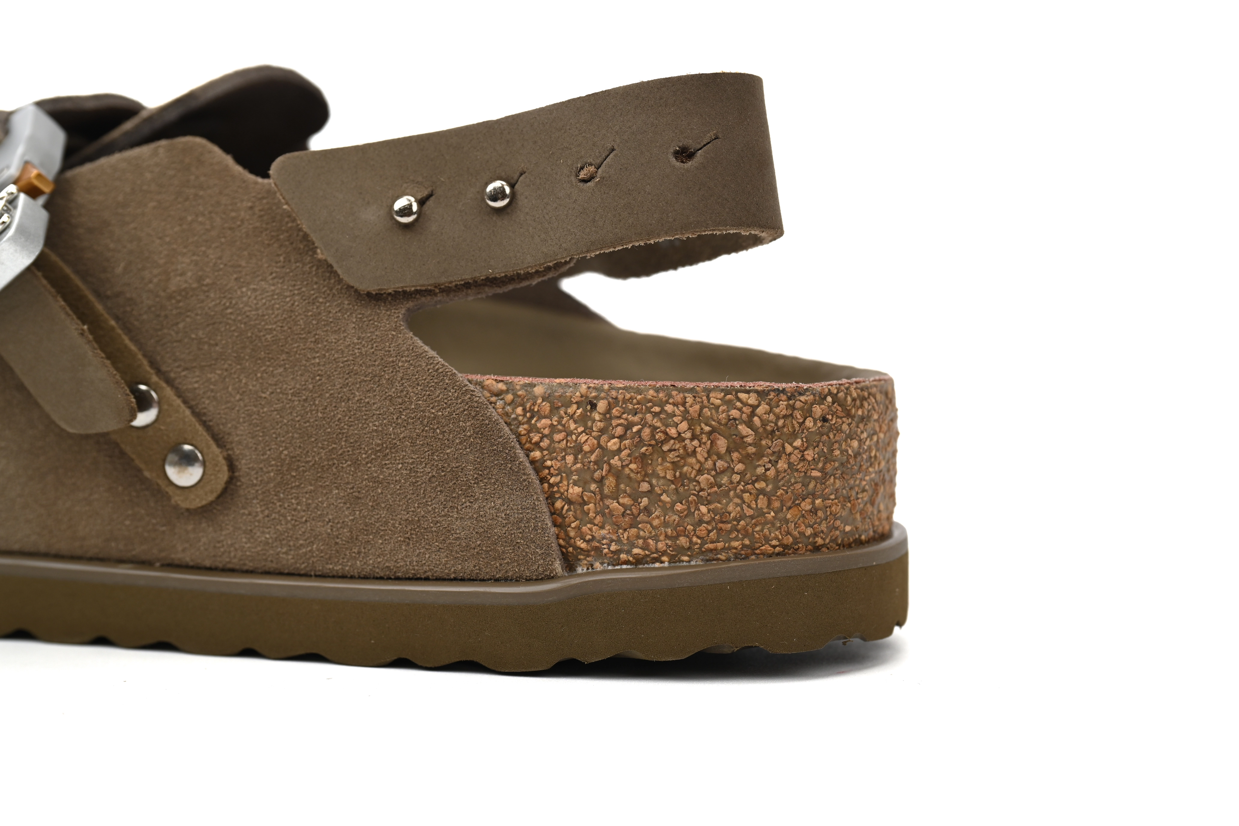 Dior by Birkenstock Mule Tokio Khaki Nubuck Calfskin 3SA116ZSD_H620