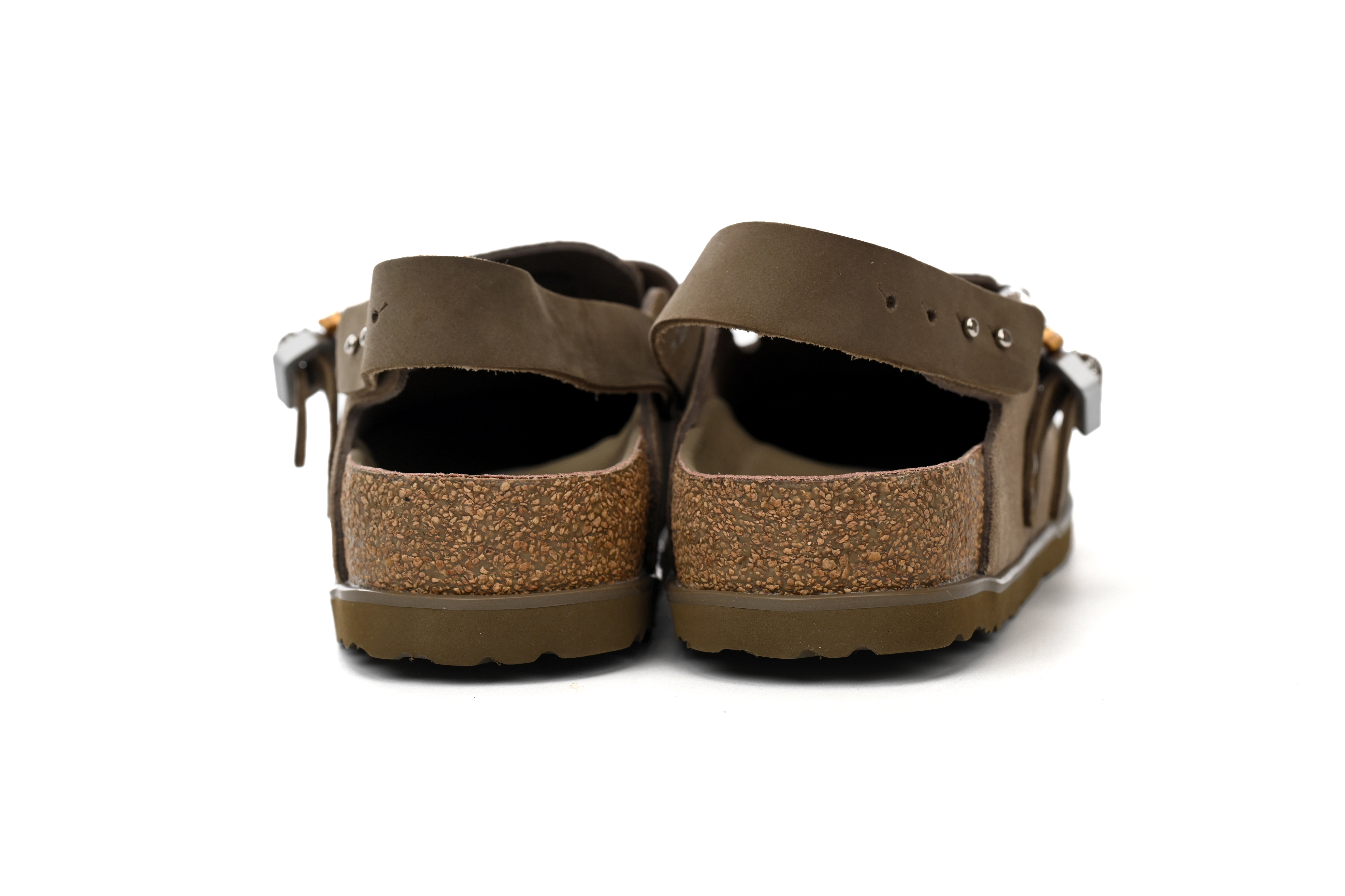 Dior by Birkenstock Mule Tokio Khaki Nubuck Calfskin 3SA116ZSD_H620