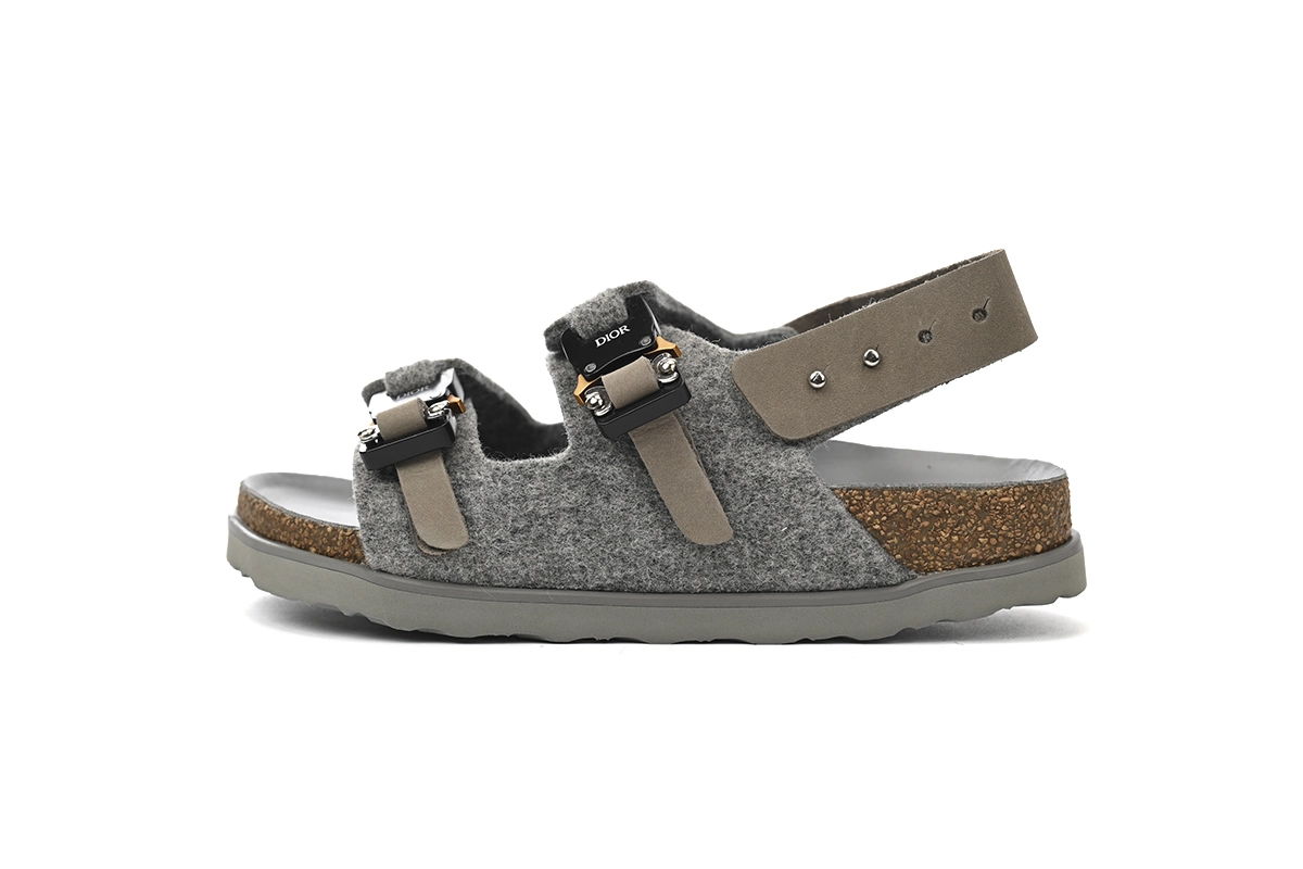 Dior by Birkenstock Milano Sandal Grey 3SA117ZSF_H800