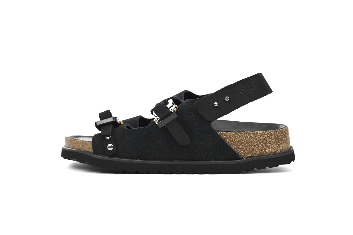 Dior by Birkenstock Milano Sandal Black 3SA117ZSG_H900