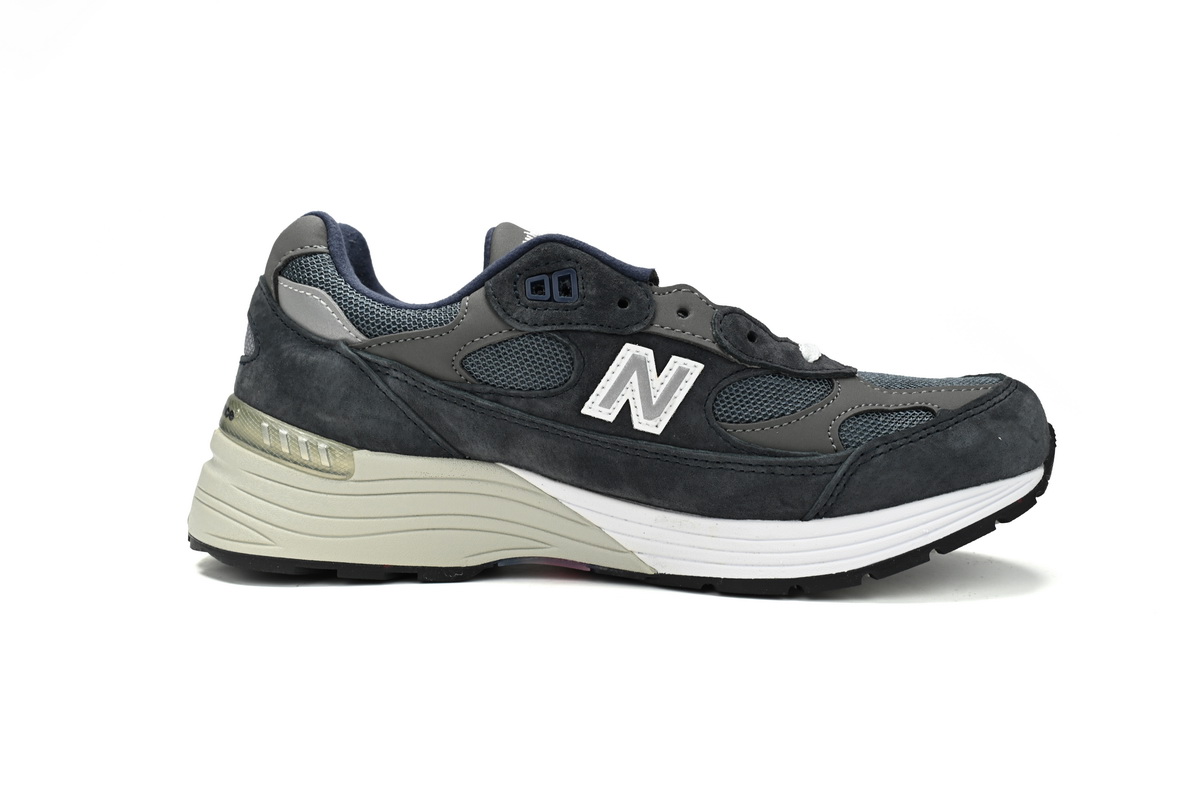 New Balance 992 White, black, and gray M992GG
