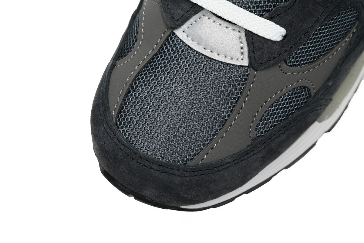 New Balance 992 White, black, and gray M992GG