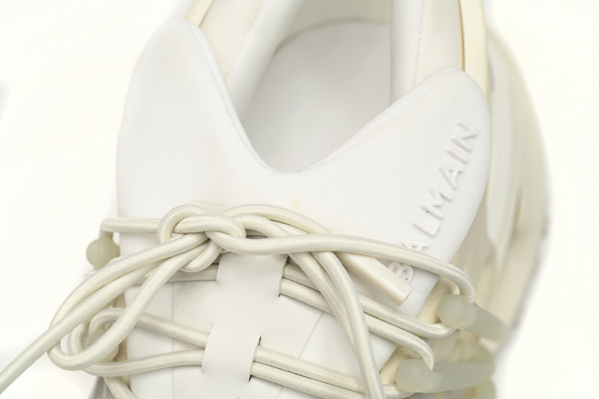 BALMAIN Multikolor Buty sportowe All White YM1VJ309
