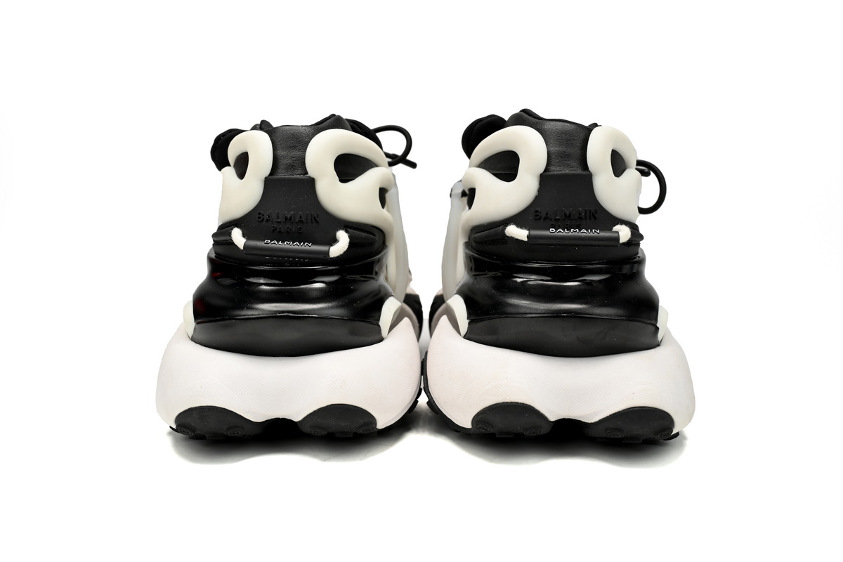 BALMAIN Multikolor Buty sportowe Black And White YM1VJ309