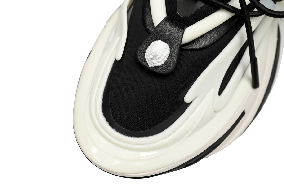 BALMAIN Multikolor Buty sportowe Black And White YM1VJ309