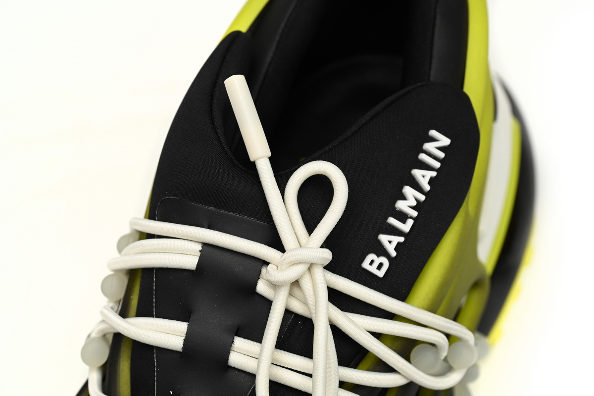 BALMAIN Multikolor Buty sportowe Black And Yellow YM1VJ309