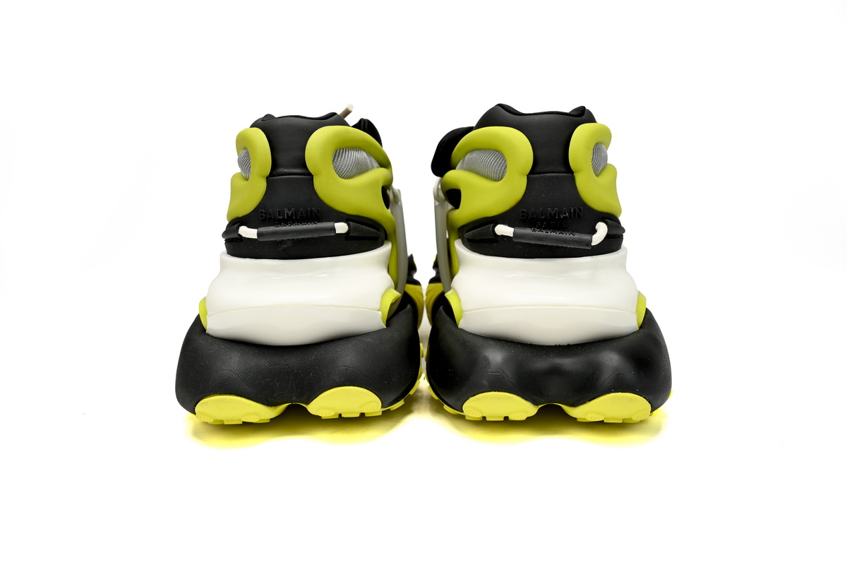 BALMAIN Multikolor Buty sportowe Black And Yellow YM1VJ309